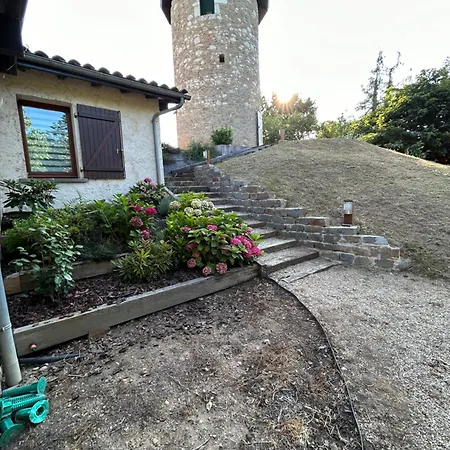 Moulin A Vent De Prentygarde En Dordogne